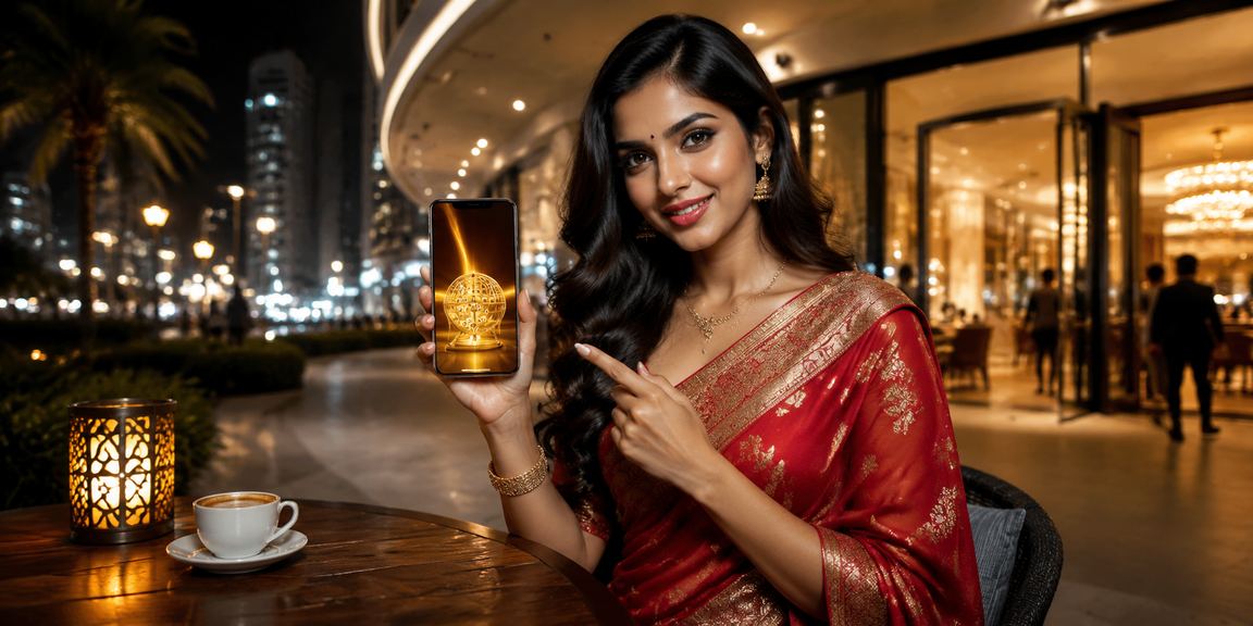 Mumbai Bandra lottery with saree decorative lights